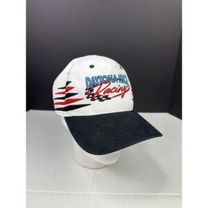 Hollister Daytona Beach Racing Diamond Cut SnapBack Hat/Cap Has Stains Look